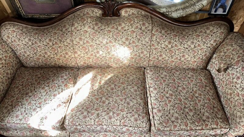 antique vintage sofa victorian