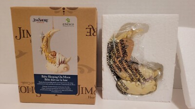 2022 Jim Shore Heartwood Creek Baby Sleeping on Moon Ornament...New