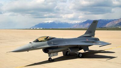 Aircraft air force general dynamics f16 fighting Custom Gaming Mat Desk 6173