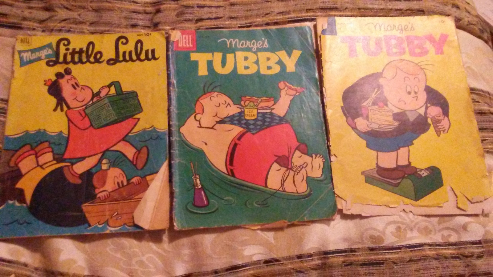 lot of 10 dell comic books these are low grade from 1953
