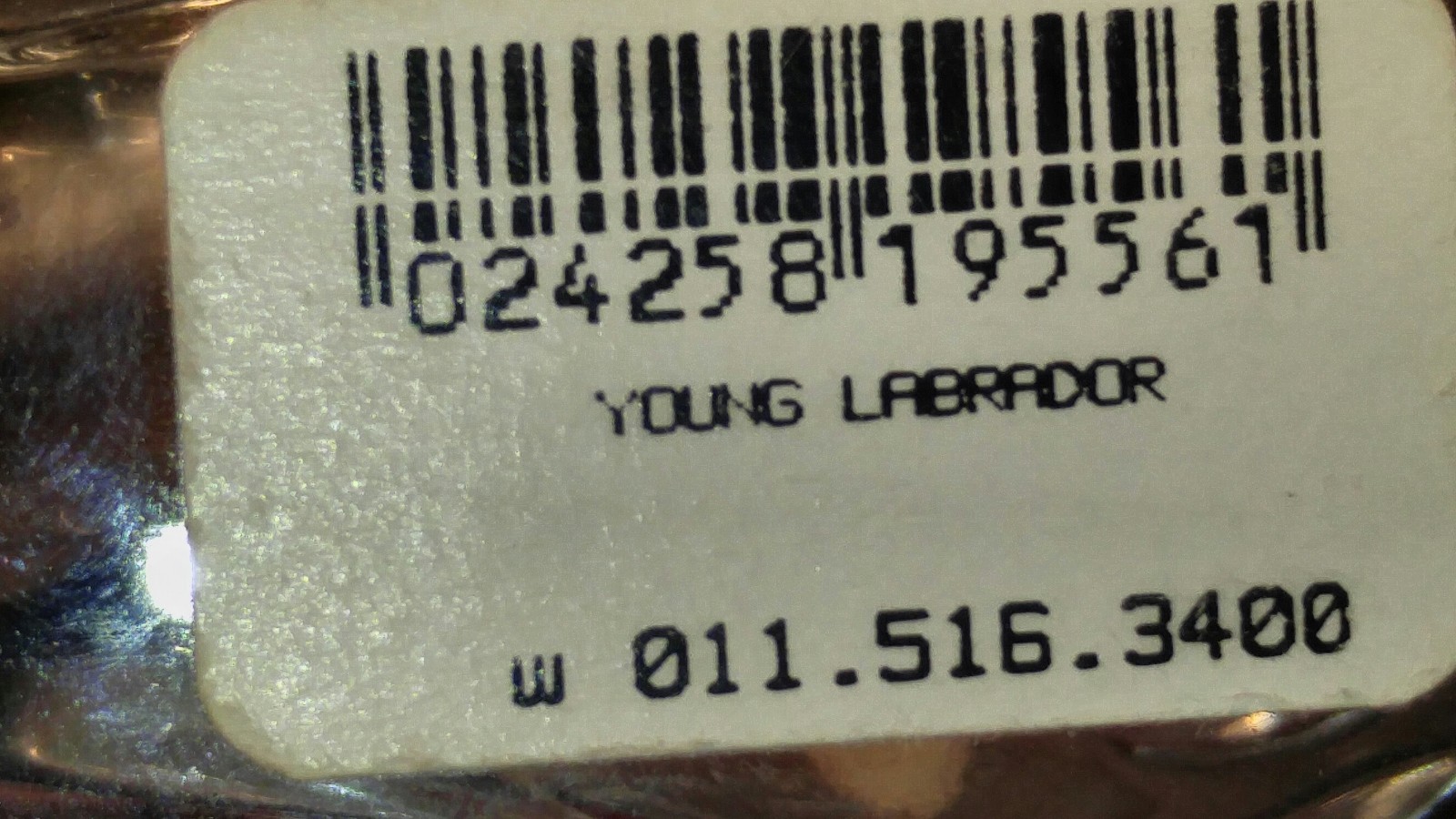 Waterford Crystal Young Labrador Retriever Made in Ireland 3 inch Mint