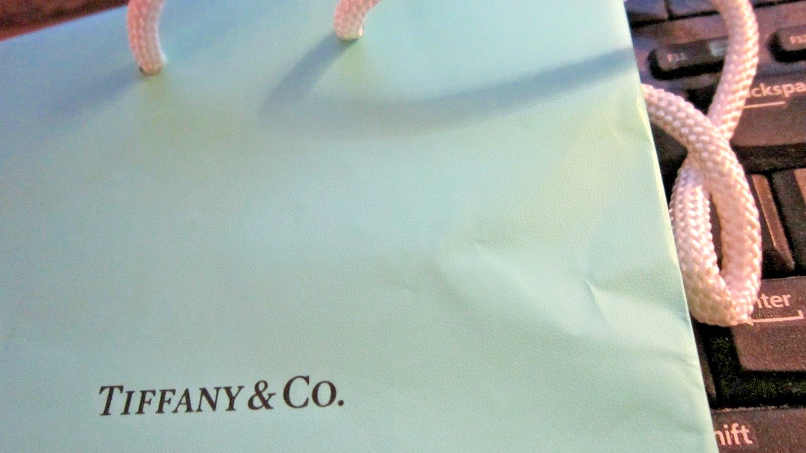 Authentic Tiffany & Co. SmallGift Bag, 6