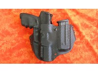 HOLSTER IWB BLACK KYDEX FITS FN 5.7 MK2 With crimson trace cmr-201 FIVE SEVEN