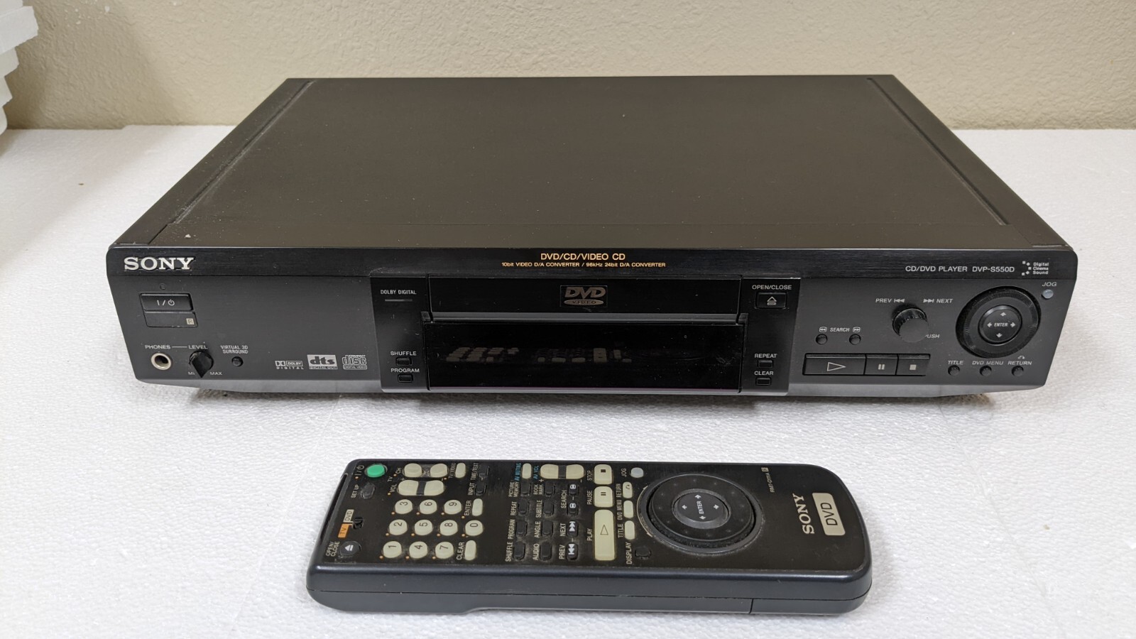 W/ Oem Remote Tested/working Great Player