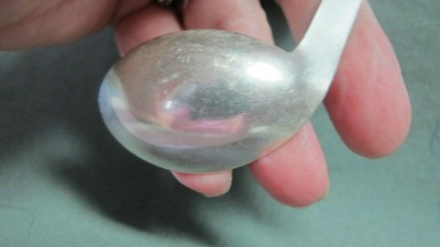 Vintage  900 Silver Invalid Spoon with Man on Handle