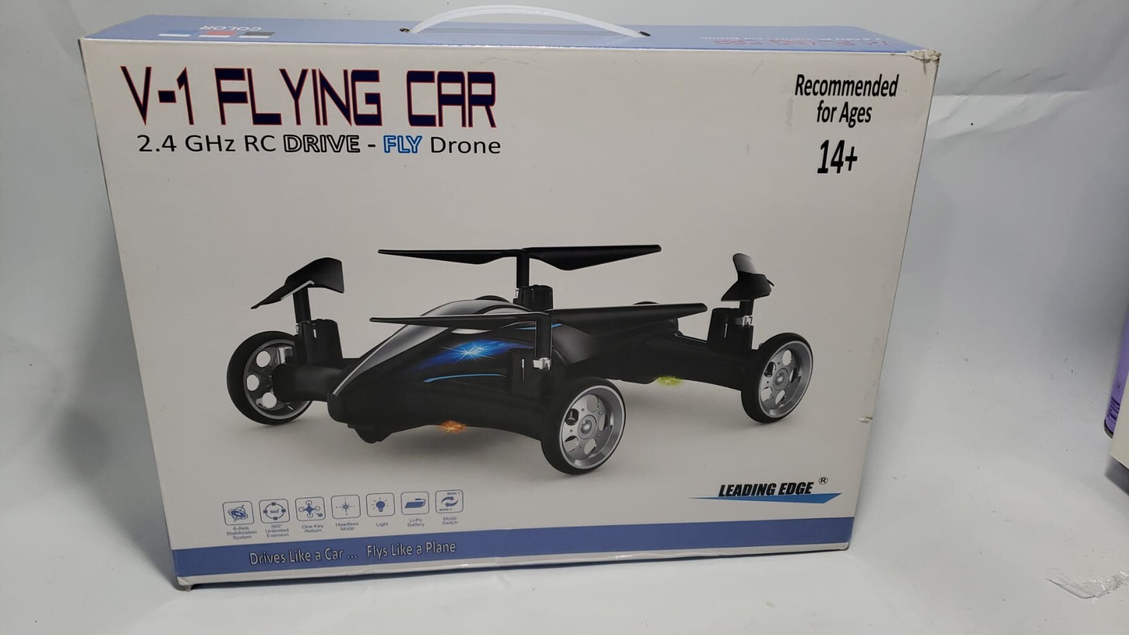 Rare Leading Edge RC V-1 Flying Car Drone