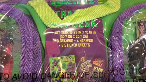 Teenage Mutant Ninja Turtle Travel Art Desk & Crayon Set