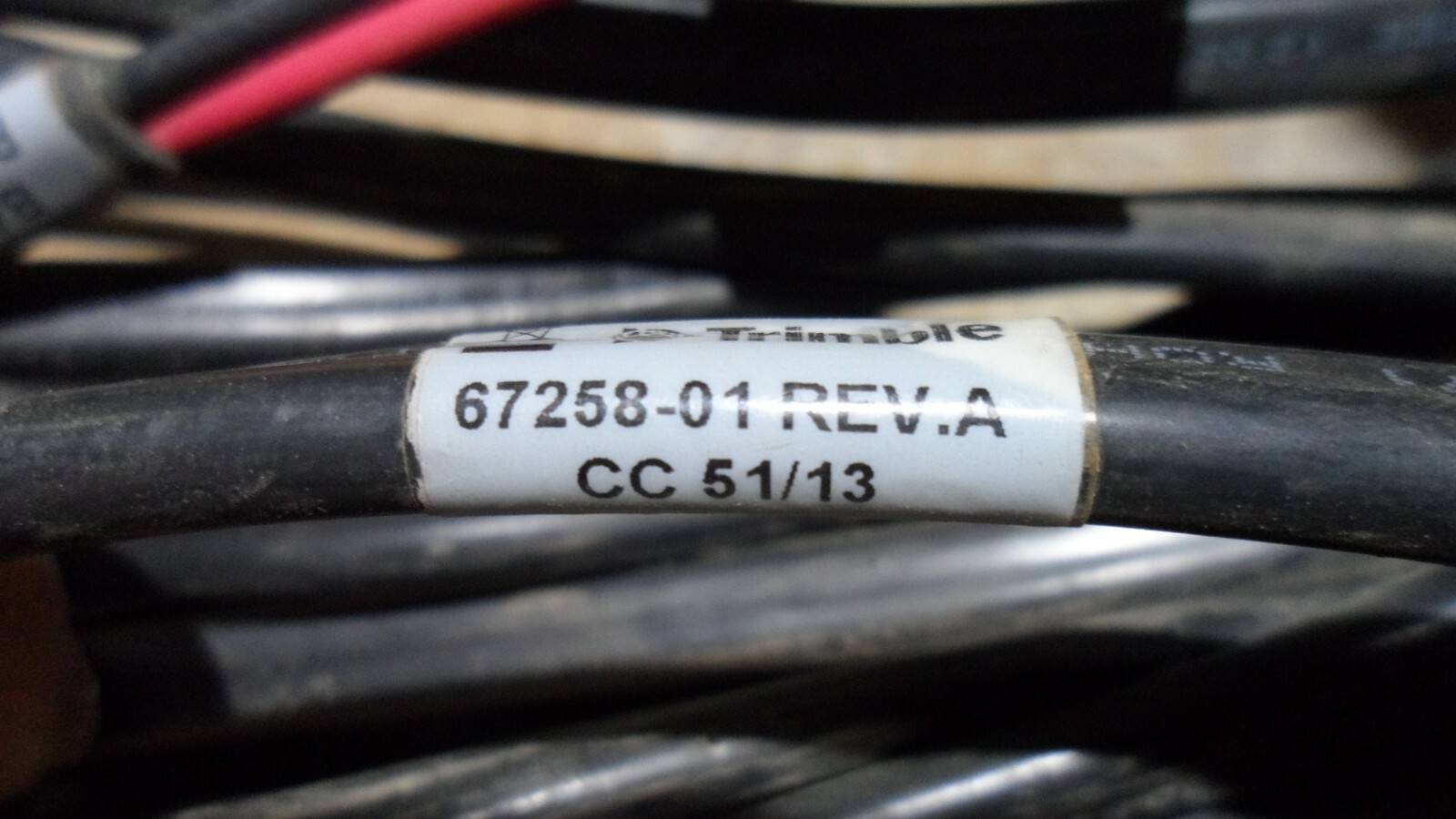 Trimble GPS Bottom Power Cord harness 67258, CFX750,FM750, FMX, FM1000, ZTN67258