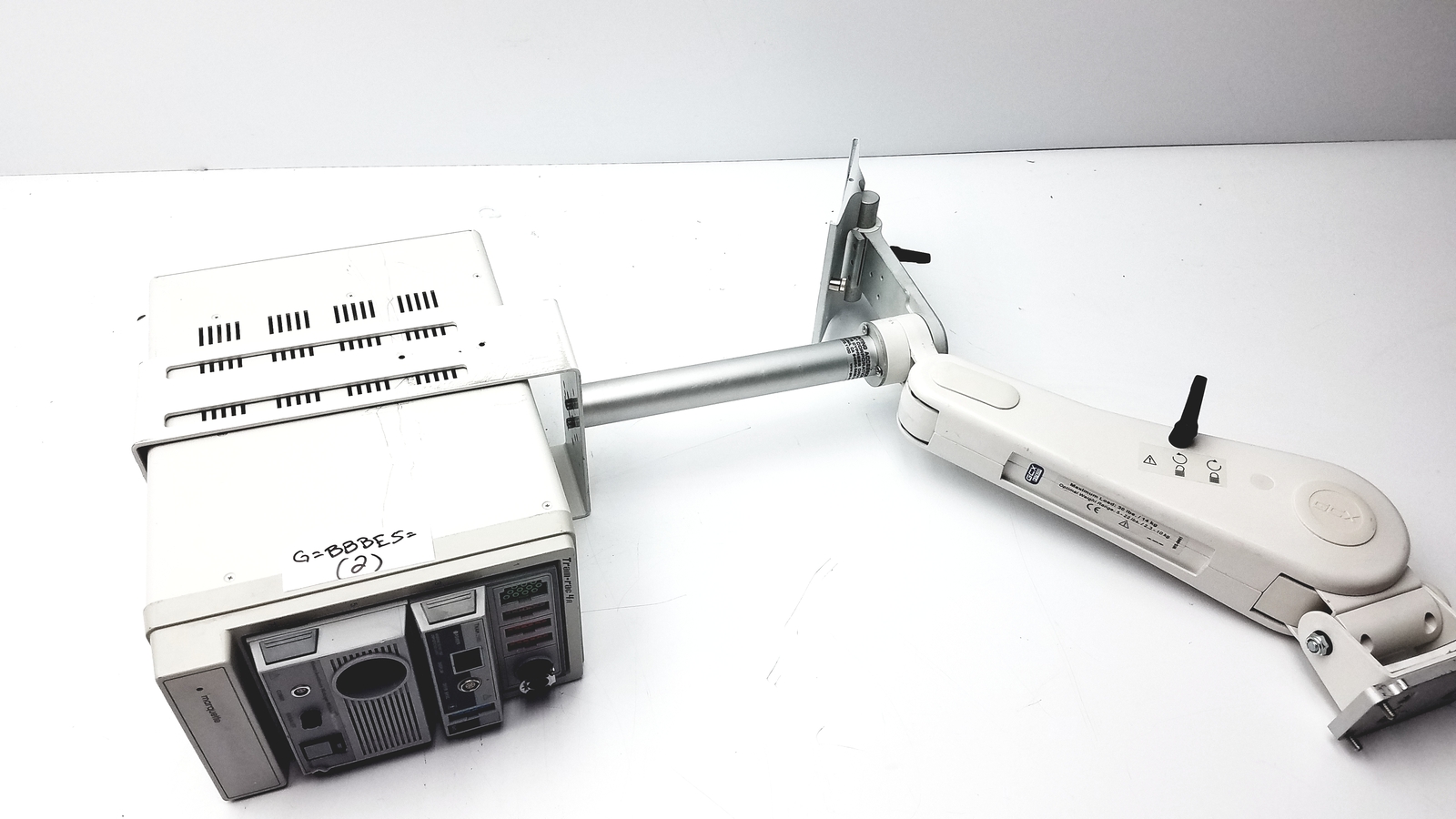 GE Marquette Tram-rac 4A Housing Module 250SL With GCX Monitor Mount Arm