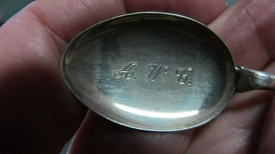 Vintage  900 Silver Demitasse Spoon