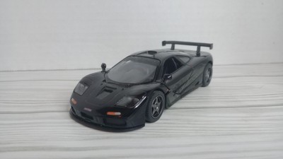 5'' Kinsmart 1995 McLaren F1 GTR Diecast Model Toy Car 1:34 Black With Pull Back
