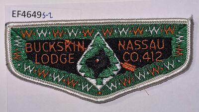Boy Scout OA Lodge Flap Buckskin Lodge 412 S-2