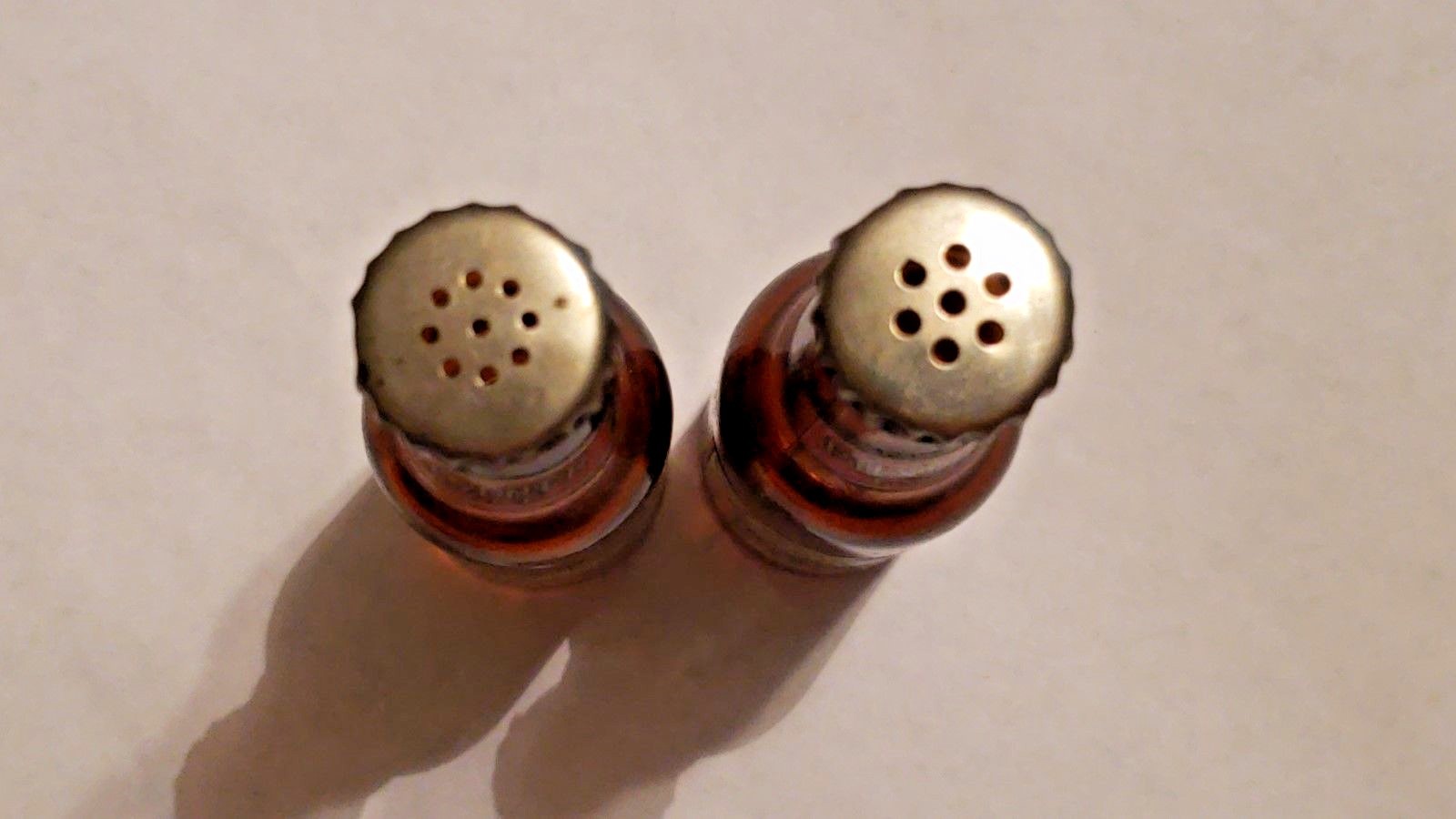 Vintage 1930s Blatz Milwaukee Wisc. Beer Mini Bottle Salt & Pepper Set