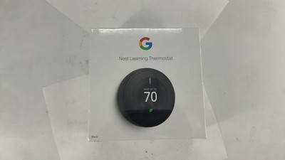 Google Nest 3rd Gen Learning Thermostat Black T3016US/A0013 (NEW/SEALED)