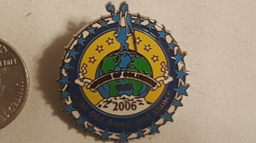 Crewe Of Columbus 2006 That Old Song And Dance Lapel Hat Pin.Excellent