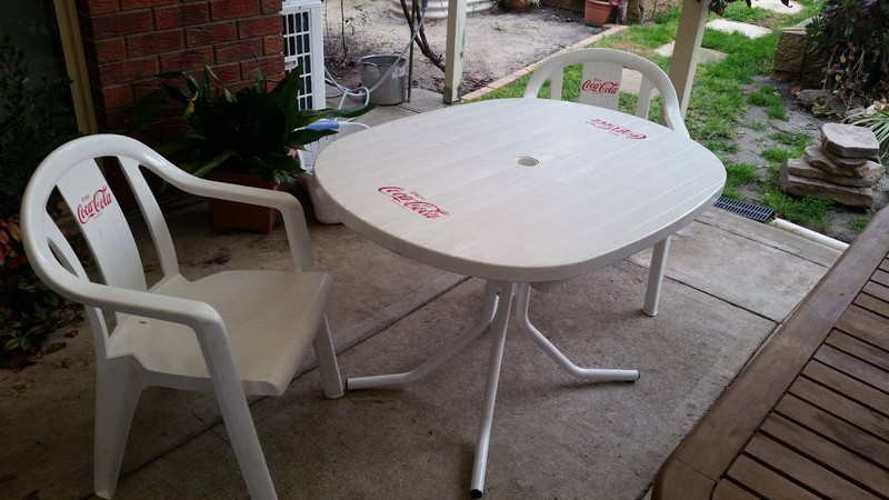 Coca Cola Table And Chairs Other Furniture Gumtree Australia Morphett Vale Area Woodcroft 1254176566