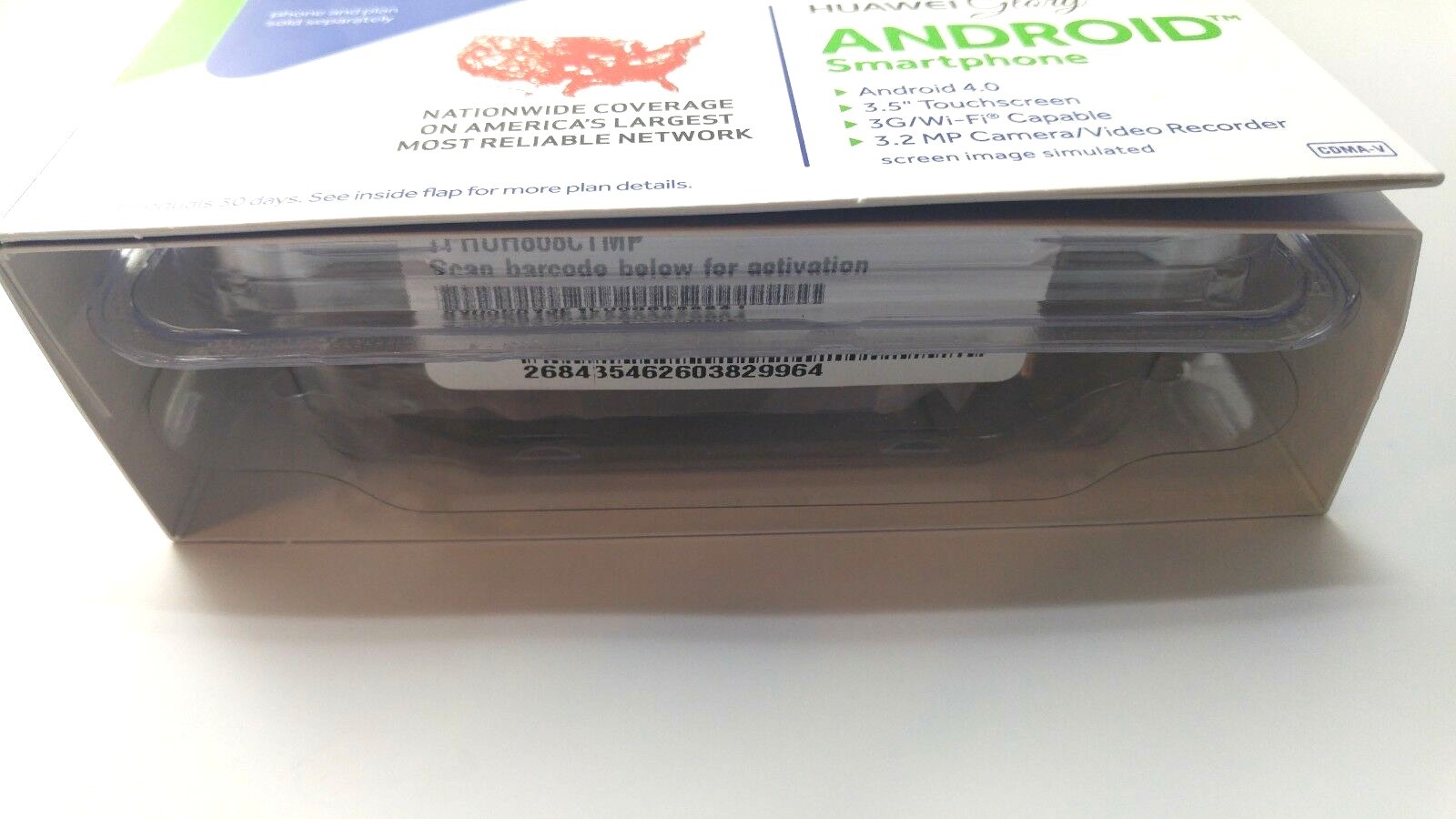 NEW & SEALED Tracfone Huawei Glory H868C Prepaid Smart Phone No Contract