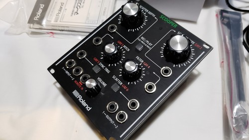 Roland Aira Scooper eurorack module effects, looper scatter filter programmable