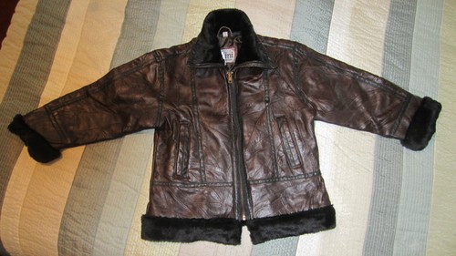 Gianni Ferrara Performance Outerwear Leather Jacket Mens