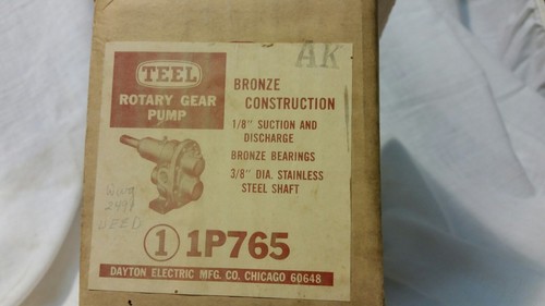 Teel 1P765 bronze Rotary Gear  Pump 1/8