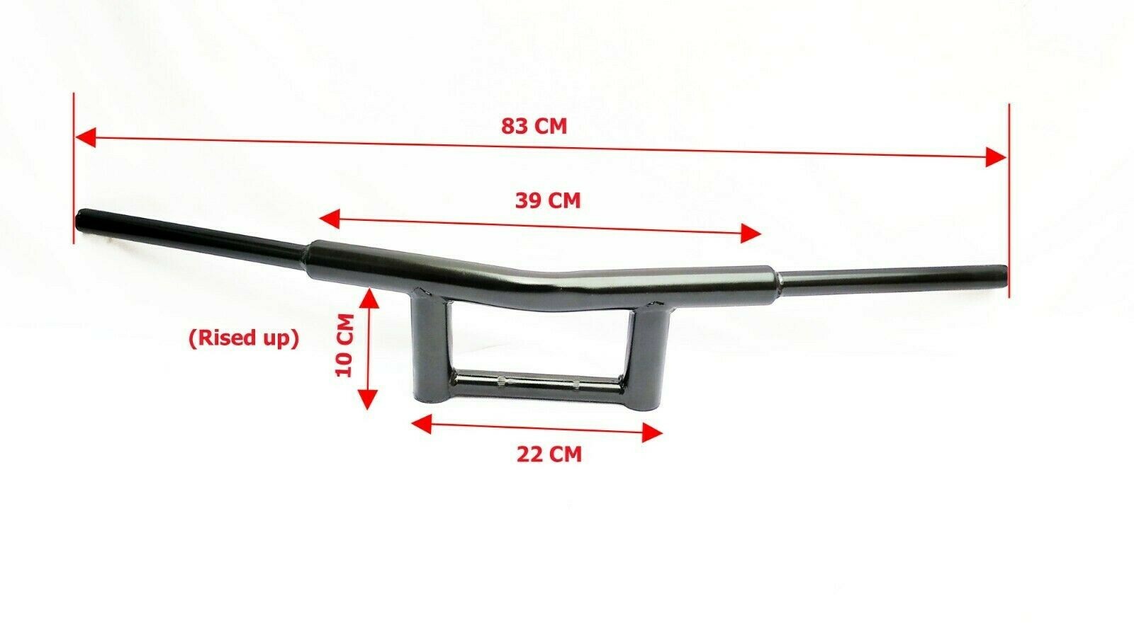 UNIVERSAL 7/8" MOTORCYCLE BAR HANDLEBAR BLACK HARLEY BOBBER CHOPPER CUSTOM 