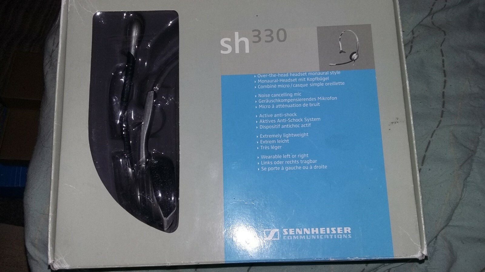 Sennheiser SH 330 Monaural Office Headset & Mic Telemarketing Customer Service