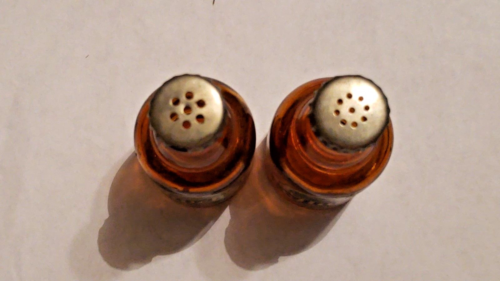 Rare 1930s MINNESOTA Minneapolis GLUEK'S BEER Mini Bottle Salt & Pepper Set