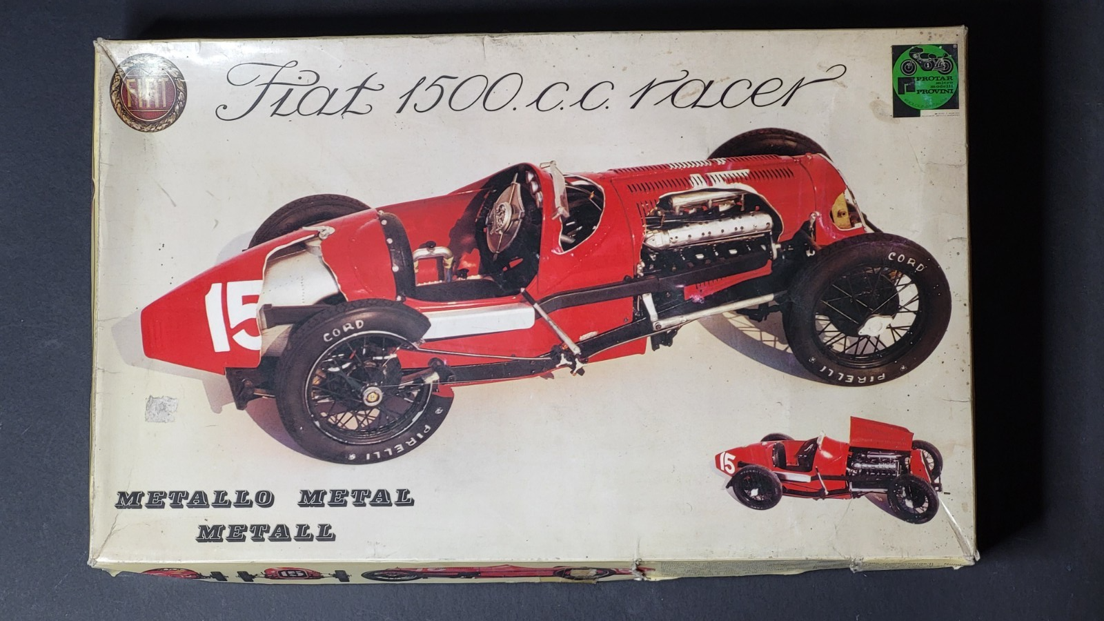 Vintage Protar FIAT 806 Grand Prix Racer 1/12 Scale Model