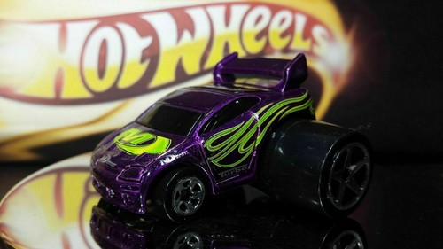 Hot Wheels 2004 Fat Box Toyota Supra MINT Purple HW First Editions Fatbax