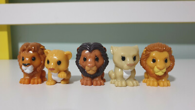  Lion King Woolworths Ooshie X5 CUB SIMBA SCAR MUFASA NALA SIMBA