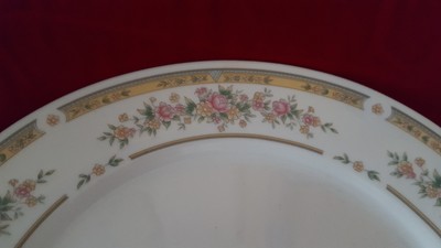 10 1/2 inch dinner plate by Kentfild &  Sawyer pattern KSA2 # 2758