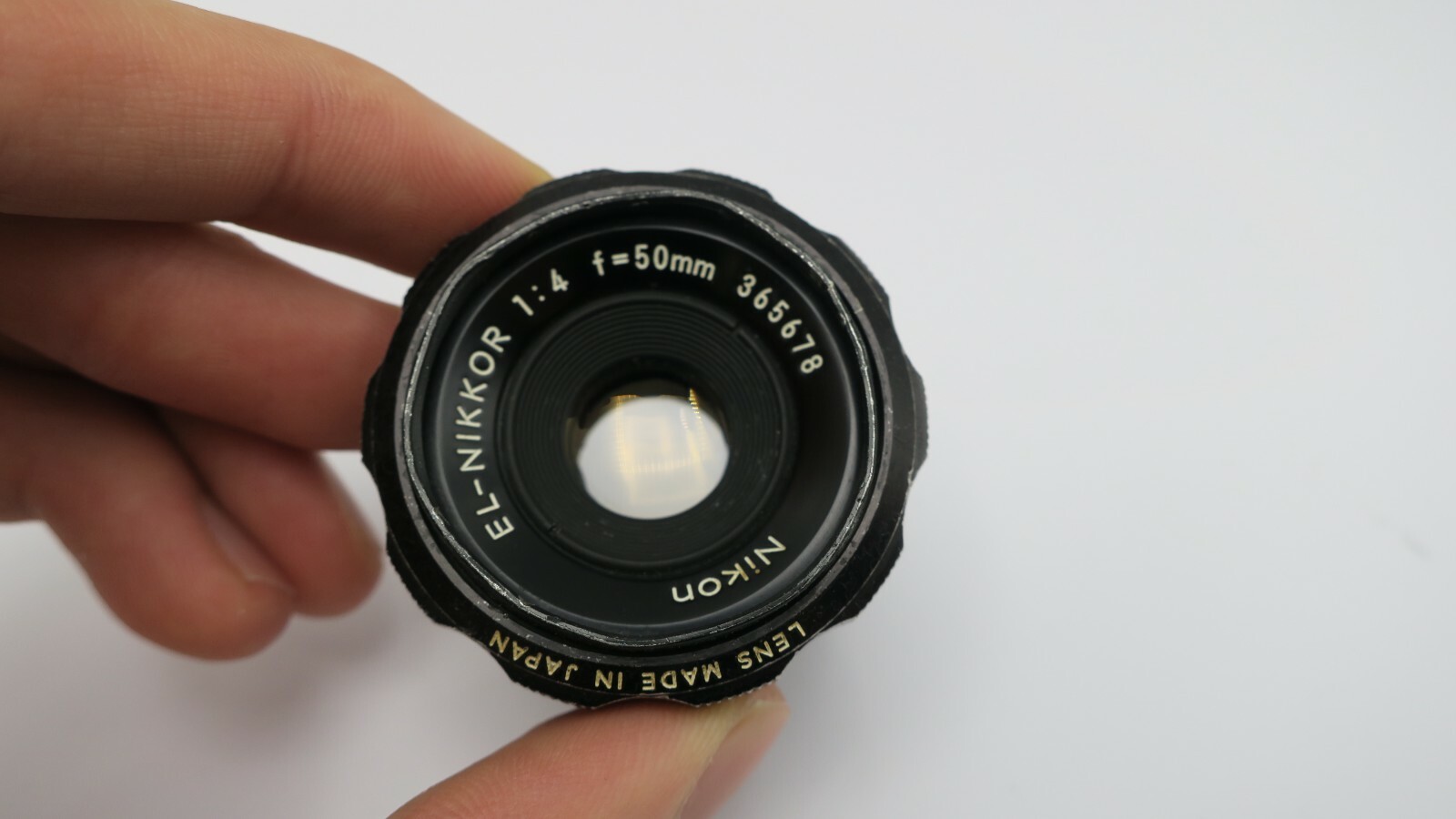 El-Nikkor Nikon F4 50mm Enlarging Camera Lens *Haze* | eBay