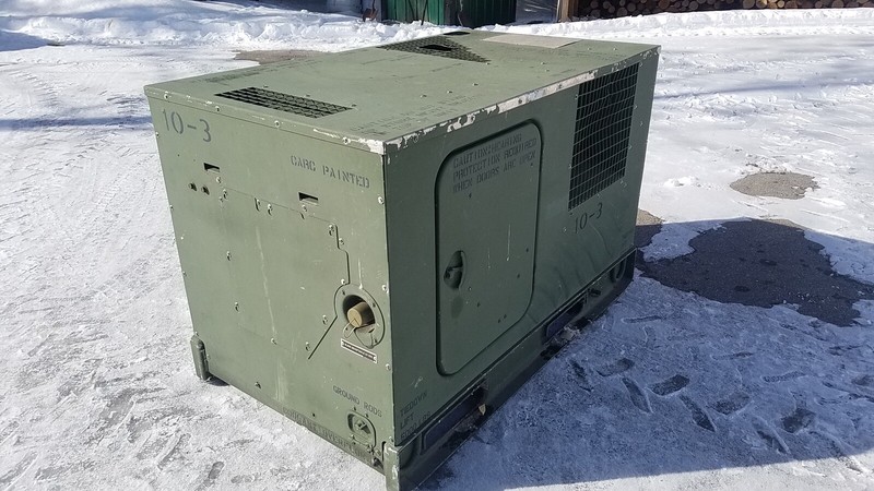 Cummins MEP-1040 AMMPS 10KW Tactical Military Diesel Generator 60HZ  MEP-803a