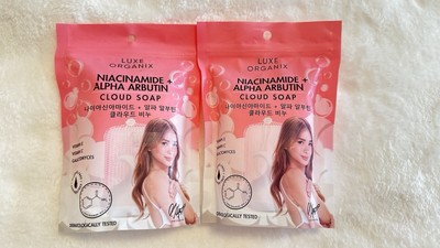 LUXE ORGANIX NIACINAMIDE BRIGHTENING CLOUD SOAP 2-PACK 180g*2