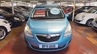 2011 Vauxhall Meriva 1.7 CDTi Diesel Exclusiv Automatic 5-Door From £4,895 + Ret