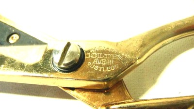 Sheffield England Radiant Golden Age Rustless Pinking Shears Made By Lehands