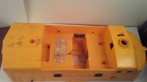 Vintage Authentic Remco Mighty Casey Ride-On Train Plastic Body