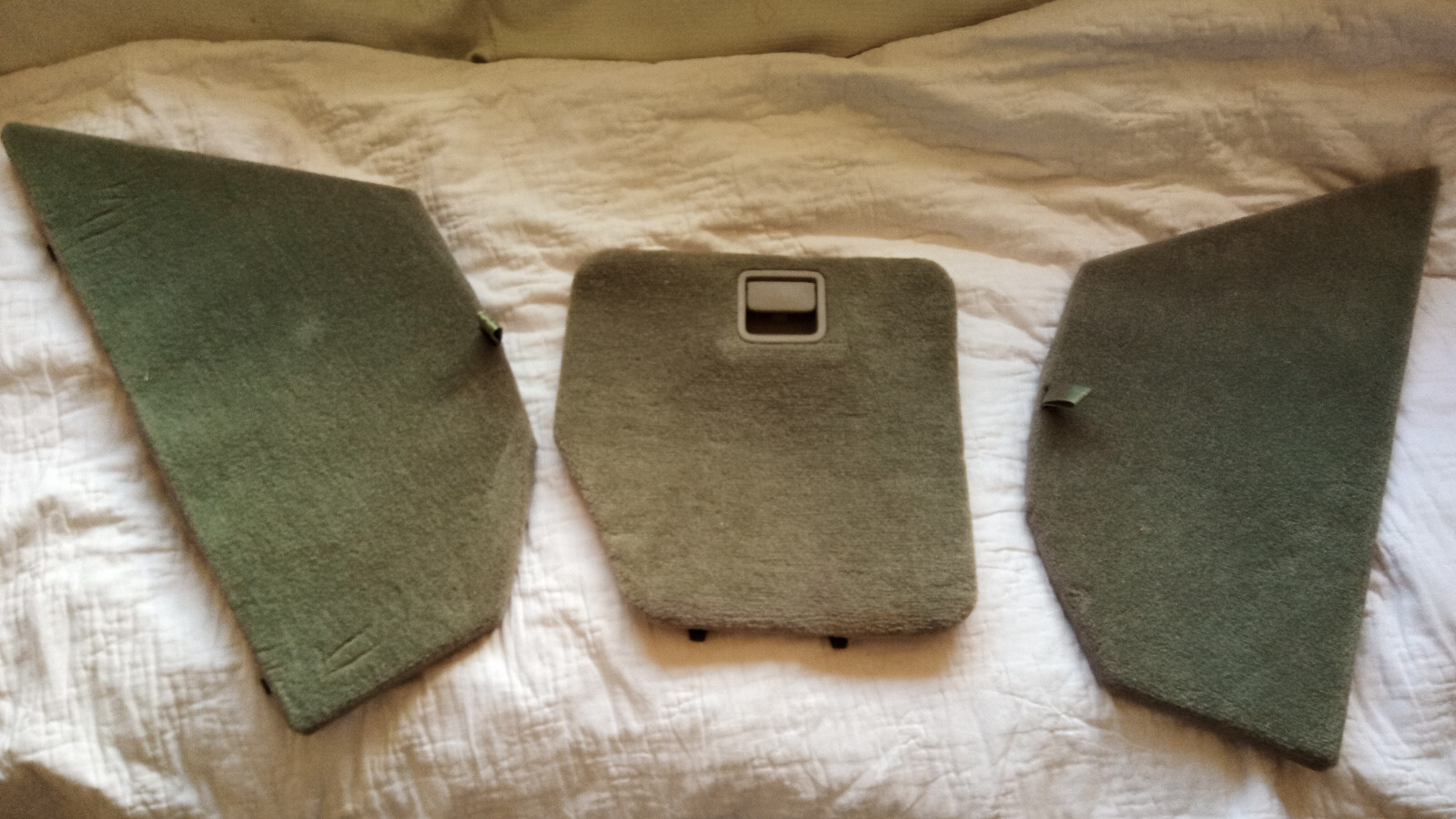 1994-1997 Honda Accord Wagon Trunk Cargo Storage Box Carpet Covers / Lids Beige