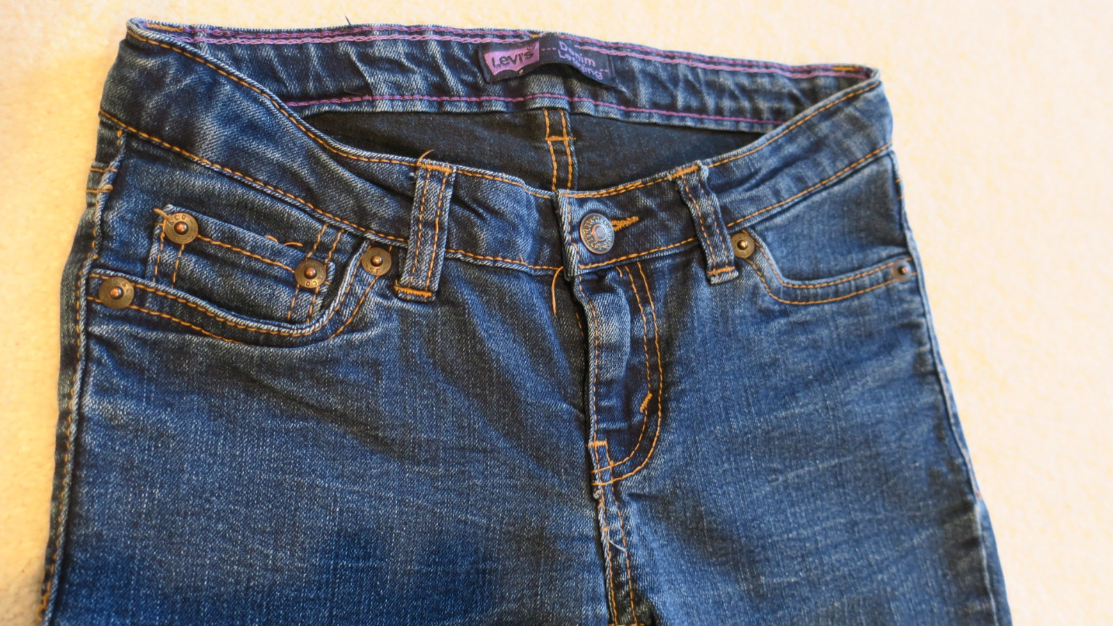 Levi's Youth Girl's  Denim Leggings Jegging  Skinny Jeans 8 Reg.  24