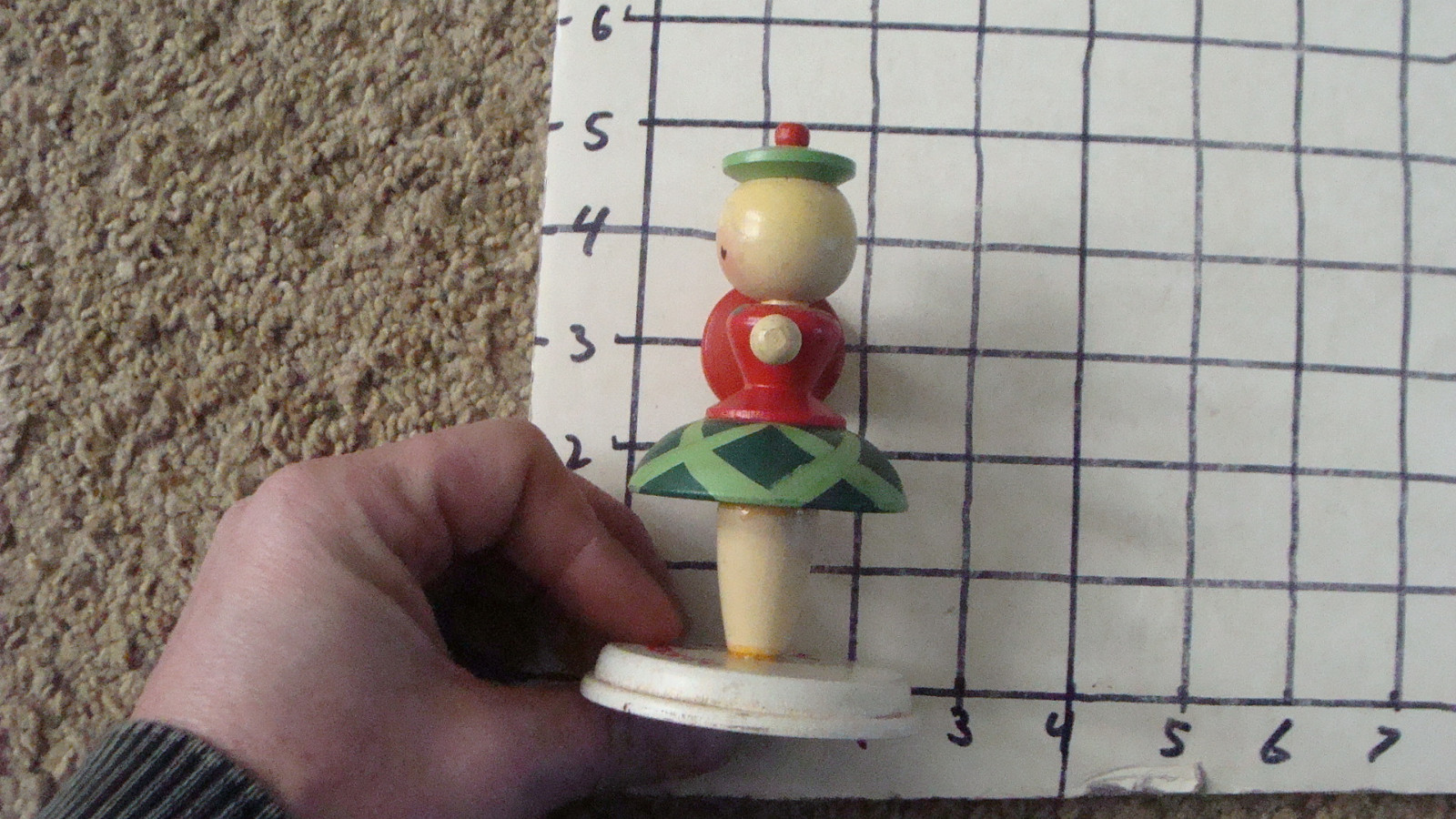 Vintage Wooden TAPE LASSIE for sewing??
