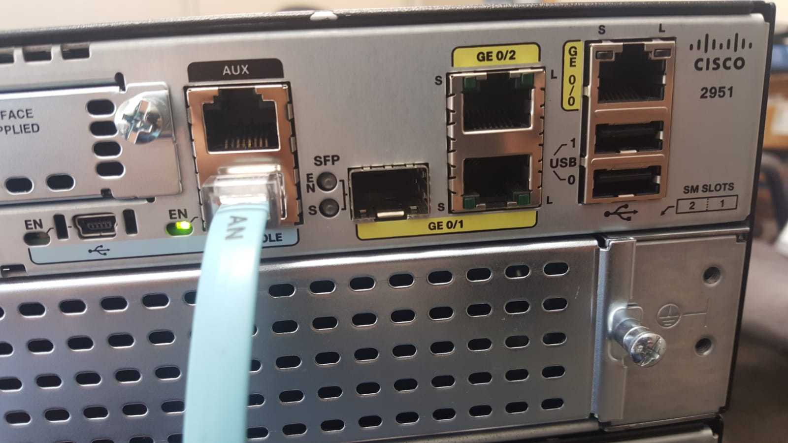 Cisco CISCO2951/K9 2951 Gigabit Router 1x PWR-AC W/ Rack Mount Kit