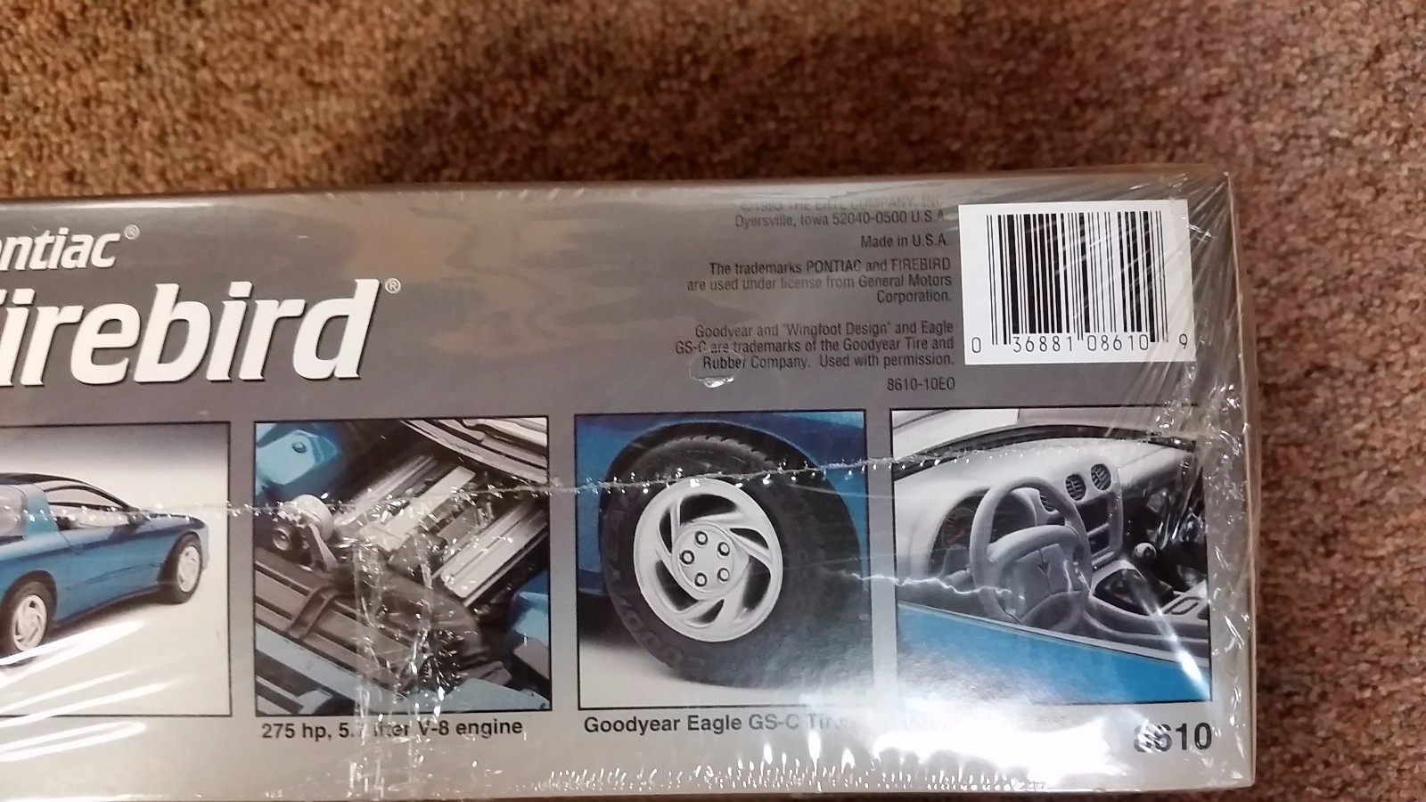 AMT/ERTL Pontiac Firebird 1/25 scale 1993 factory sealed #8610