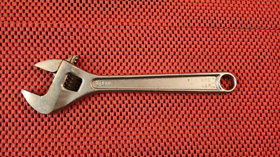 VINTAGE PROTO 10'' ADJUSTABLE WRENCH #710, MADE IN THE U.S.A.