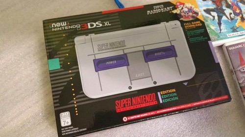 Nintendo 3DS XL Super NES Edition & Games Brand New + RPG LOT