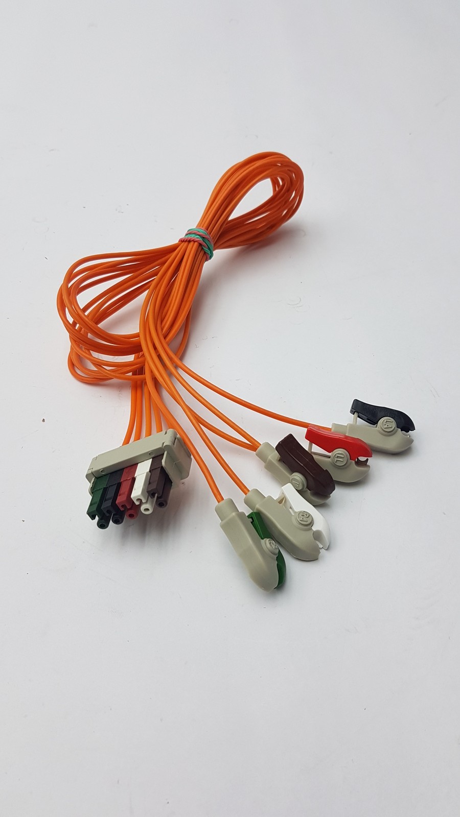 OR 5 lead Grabbers Safety AAMI Orange Wires