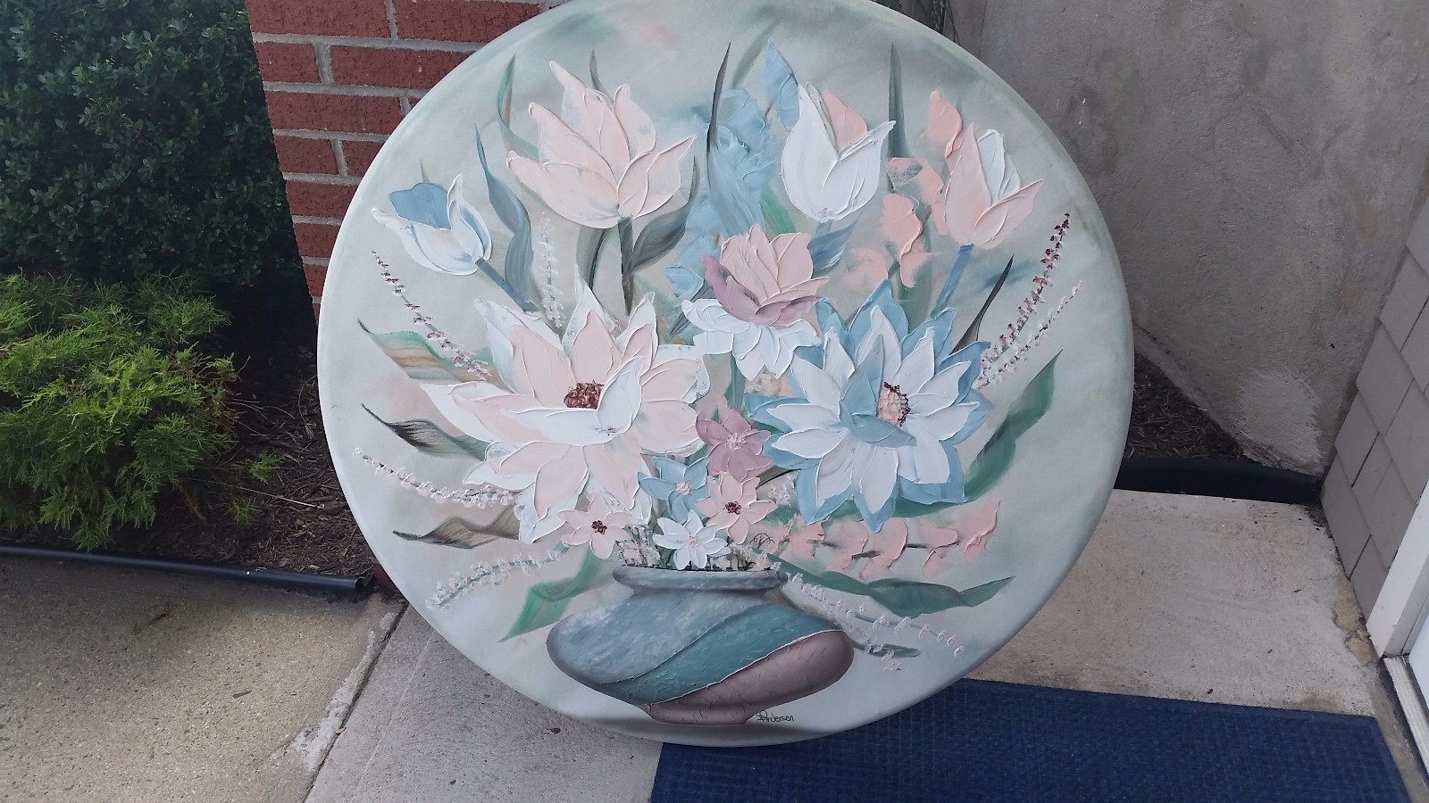 MCM Andersen Signed Original Floral Still Life Oil Painting LARGE 45