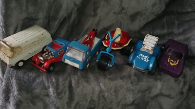 Vintage  Tonka Mini Vehicles lot of 6