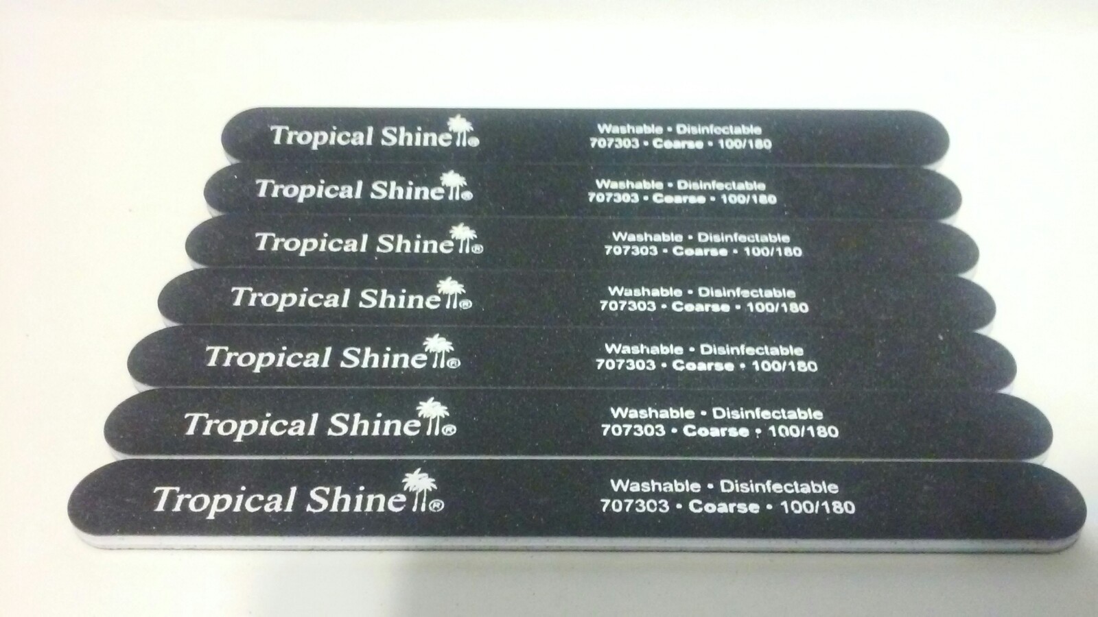 Tropical Shine Zebra Nagelfeile – Doppelseitig & Waschbar