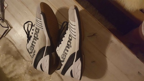 Kempa Kegler Kegelschuhe Hallenschuhe, Gr. 42, schwarz weiß, sehr guter zustand
