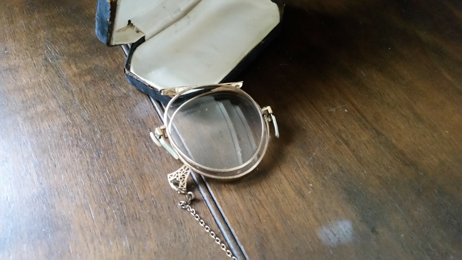 Gold Filled Folding Pince Nez AO 1/10 12K GF 1920s